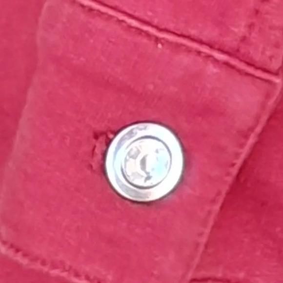 Dream Jeannes Quacker Factory Red Rhinestone Jacket - Picture 6 of 6